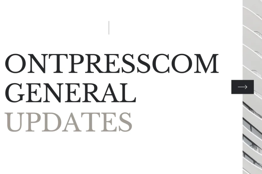 ontpresscom general updates